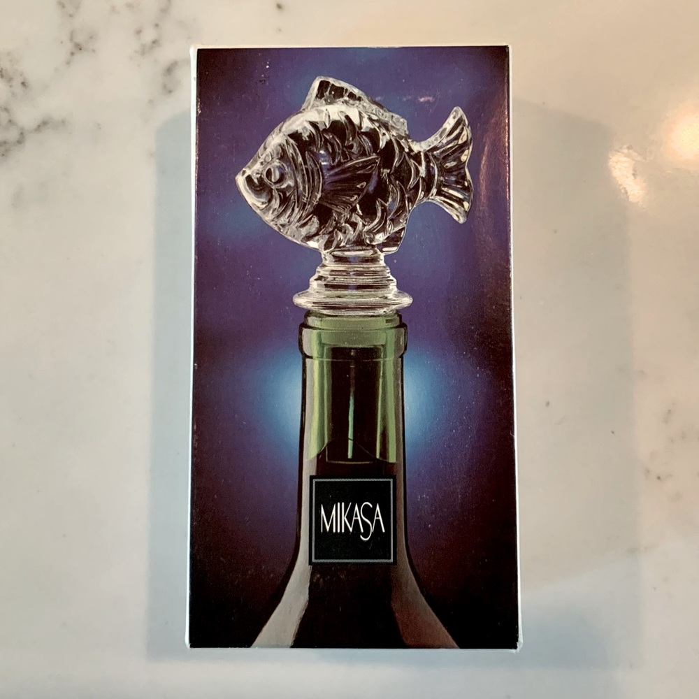 Mikasa crystal wine stopper